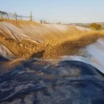 Discarica Minervino geomembrana HDPE