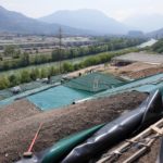 Posa copertura discarica Trento nord