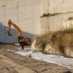 preparazione terreno impermeabilizzazione discarica Cerignola 2
